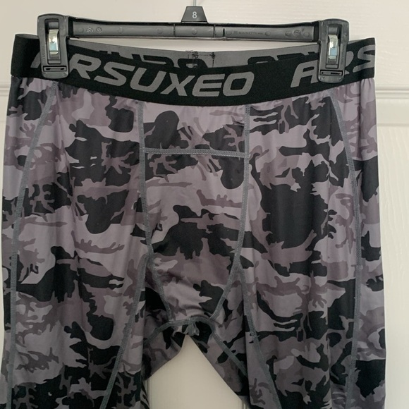 ARSUXEO Camo Men's Compression Tights Size XXL #400 - Picture 2 of 9